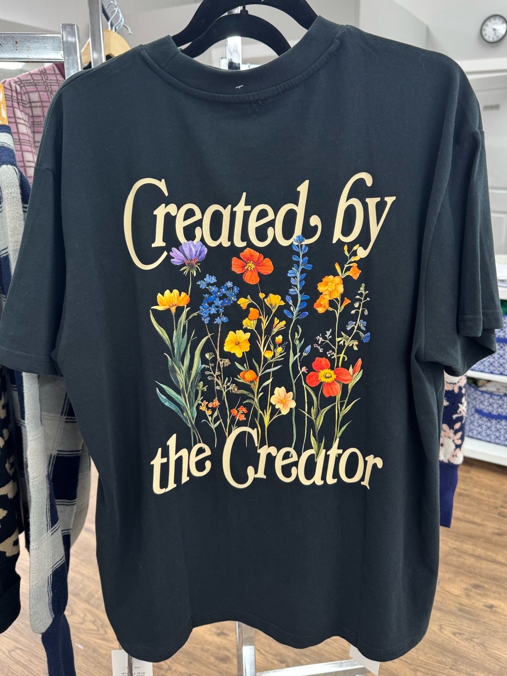 Created by the Creator Black Short Sleeve Tee - Picture 2 of 4
